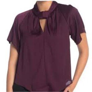 RACHEL Rachel Roy Deep Purple Blouse Size XL